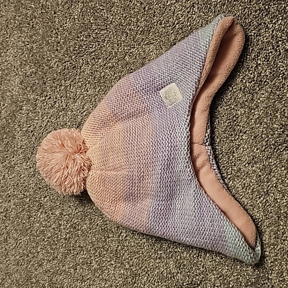 🟠XX🔹️Adorable Pink/Purple/Blue Stocking Hat